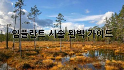 임플란트 시술 완벽 가이드